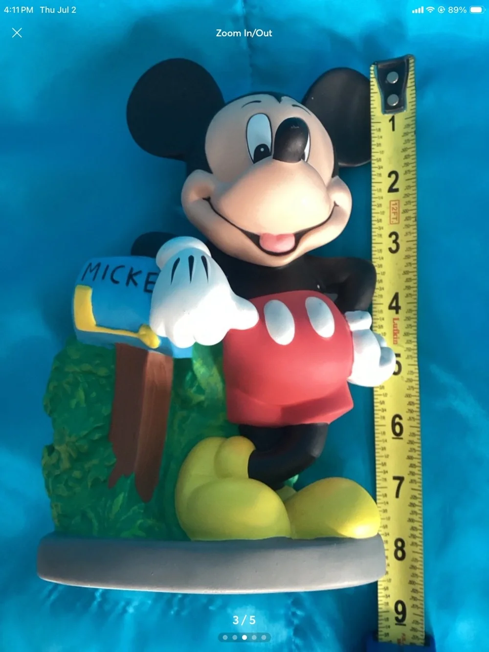 Disney Mickey Mouse coin bank